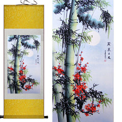 Bamboo Painting Home Office Decoration