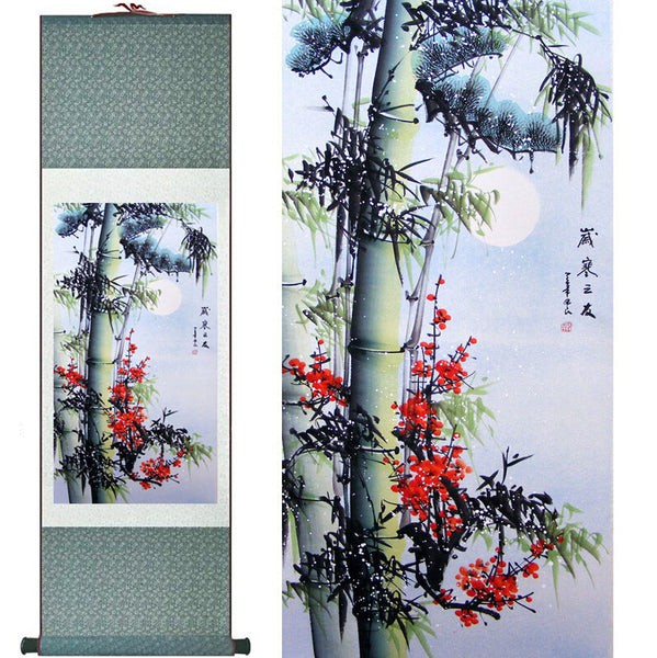 Bamboo Painting Home Office Decoration