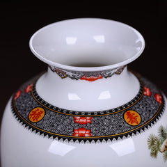 Ceramic Vase Vintage Chinese Style Animal Vase