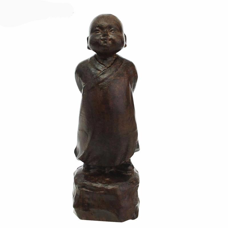 Beautiful Chinese Antique Carved Small Buddha Statue