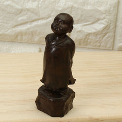 Beautiful Chinese Antique Carved Small Buddha Statue
