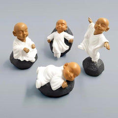 Kawaii Chinese feng shui Monks miniature